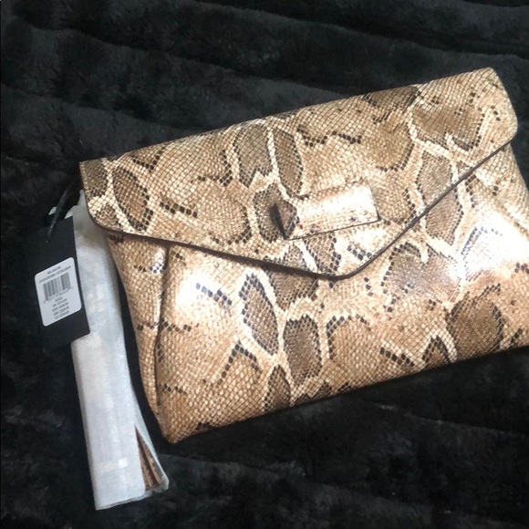 Rachel Zoe Snakeskin Clutch - Picture 6 of 6